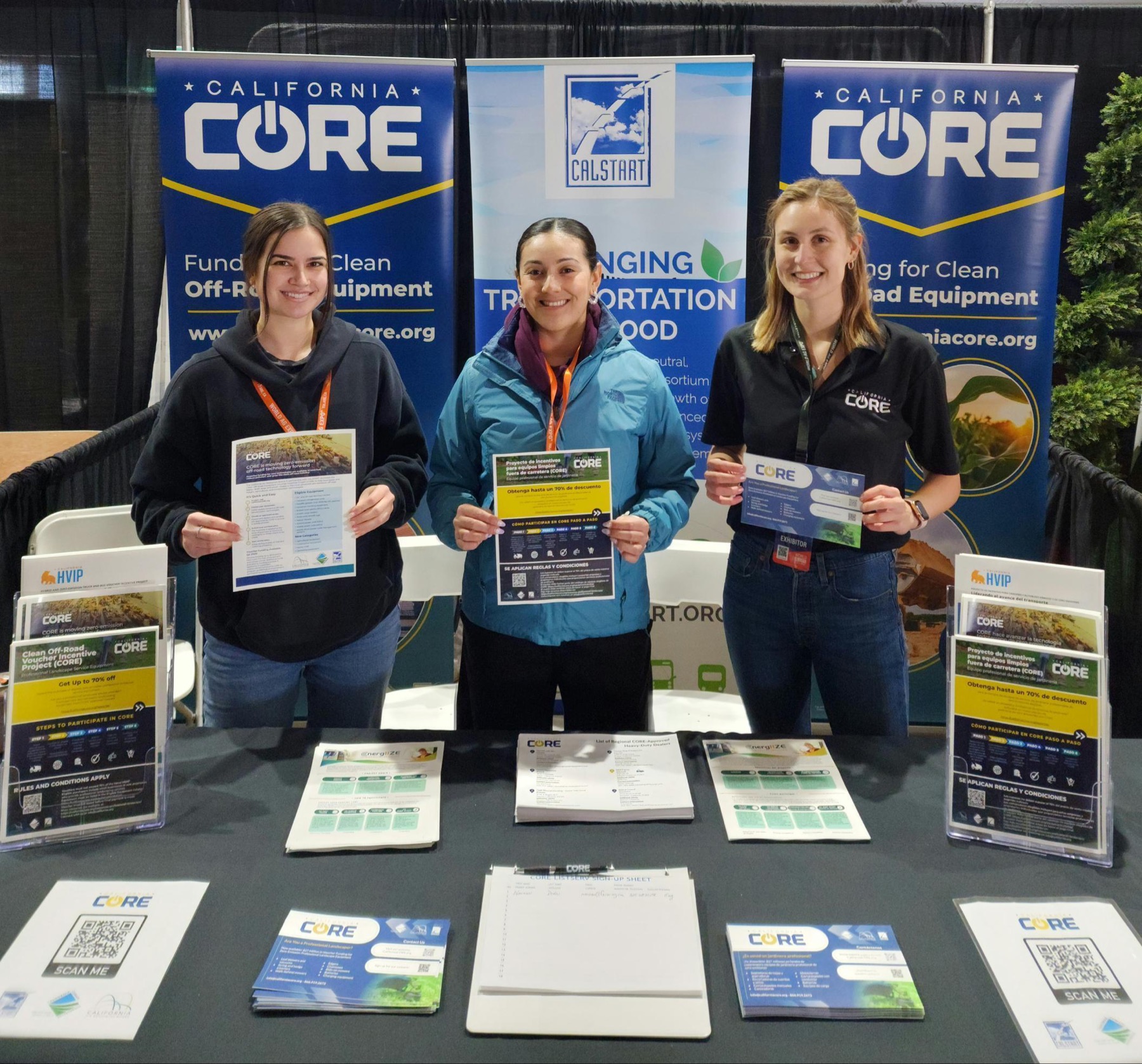CORE team members at World Ag Expo 2023