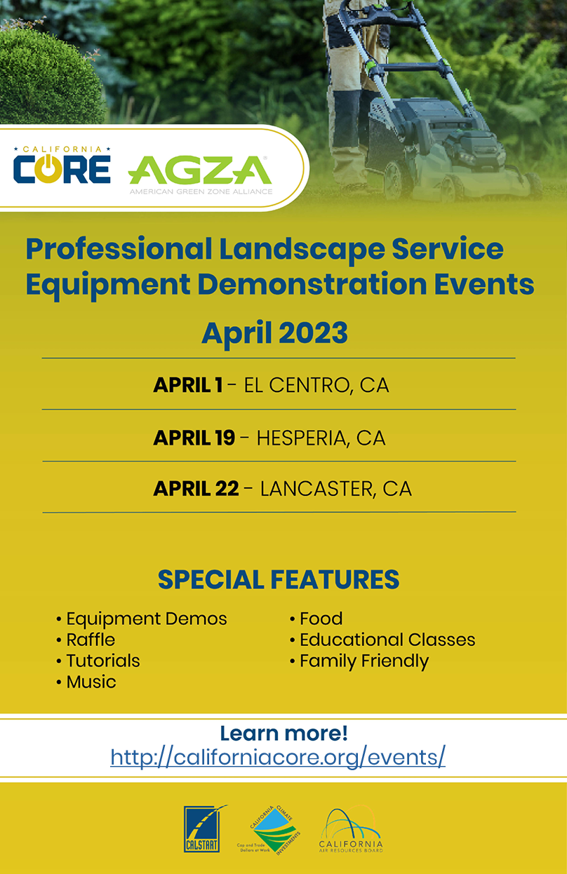 AGZA x CORE Professional Landscape Service Equipment Demonstration