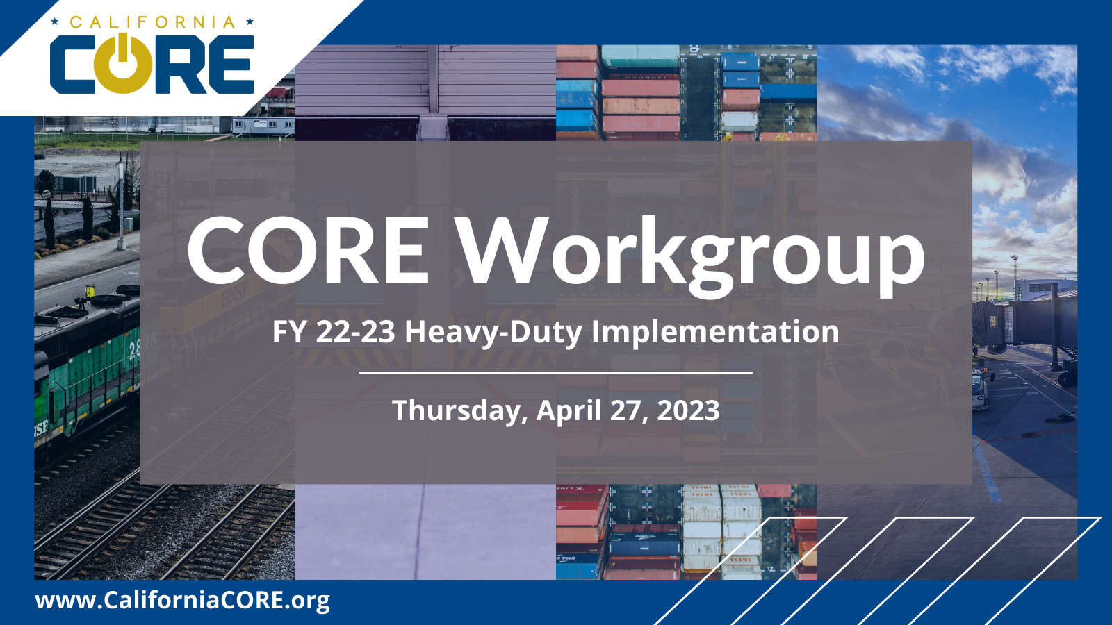 CORE FY 22-23 Heavy-Duty Workgroup 4/27/2023 Flyer