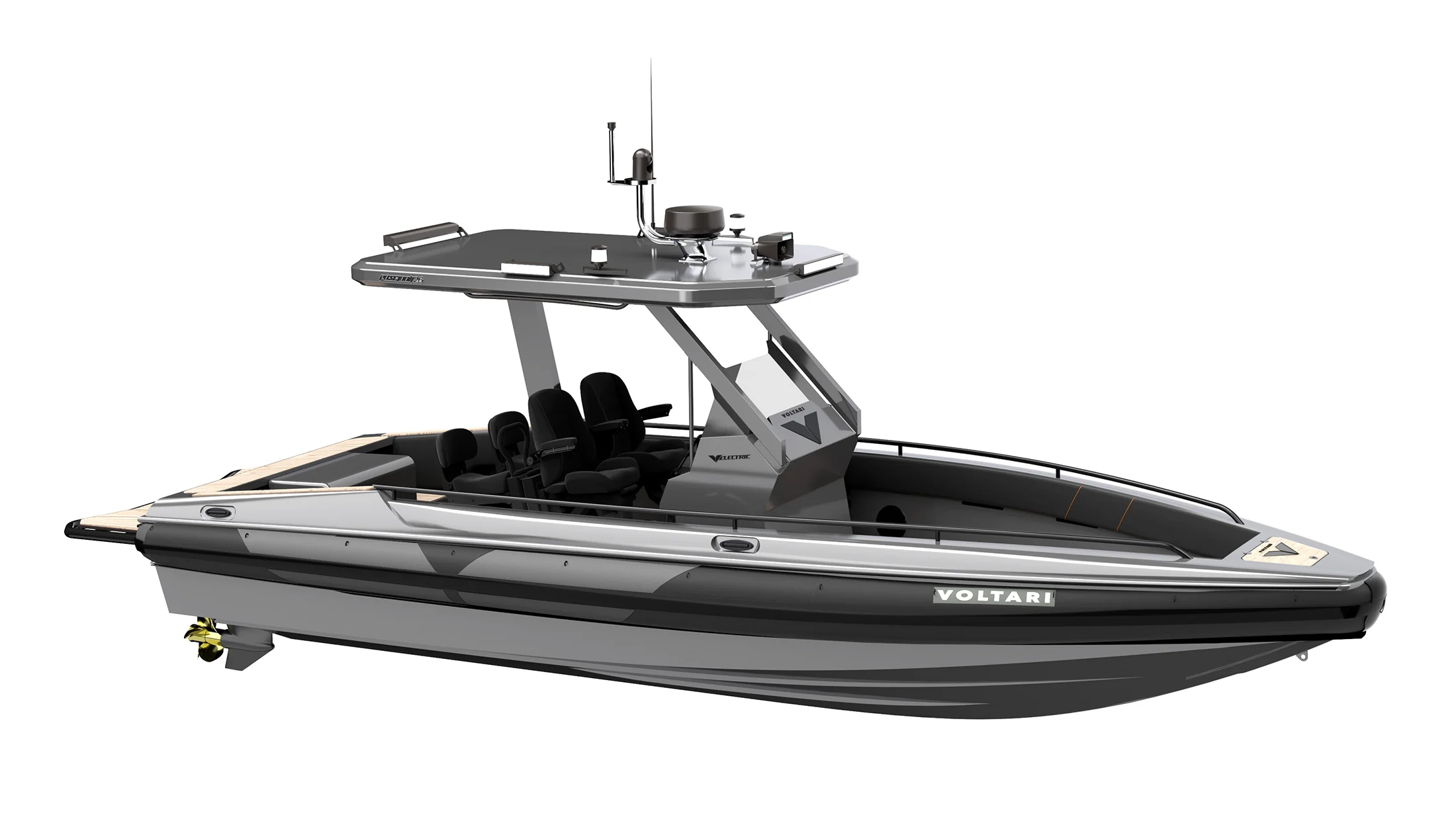 Poseidon 26 RIB with T top