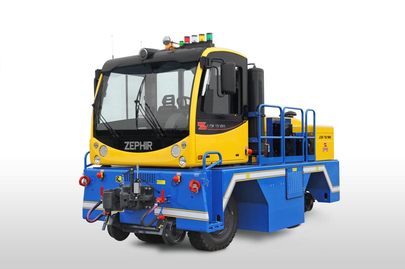 Vehículo ferroviario-carretero LOK-13.9-E con motor eléctrico