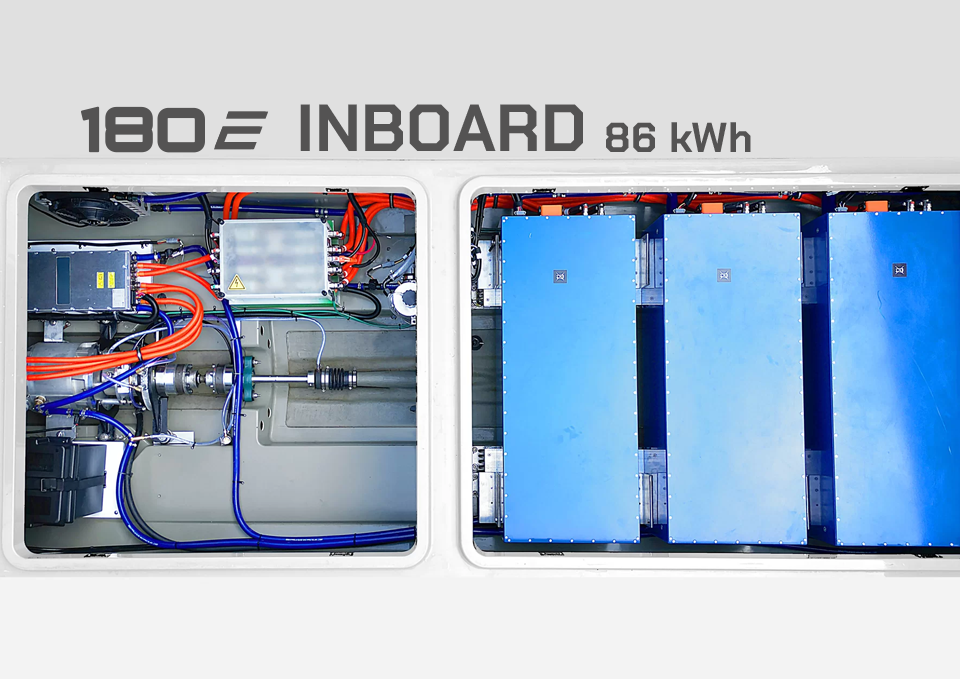 E-Motion 180E con motor integrado de 86 kWh
