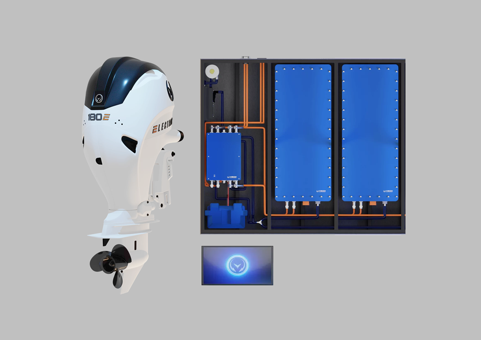 E-Motion 180E Outboard P Powerpack 86 kWh